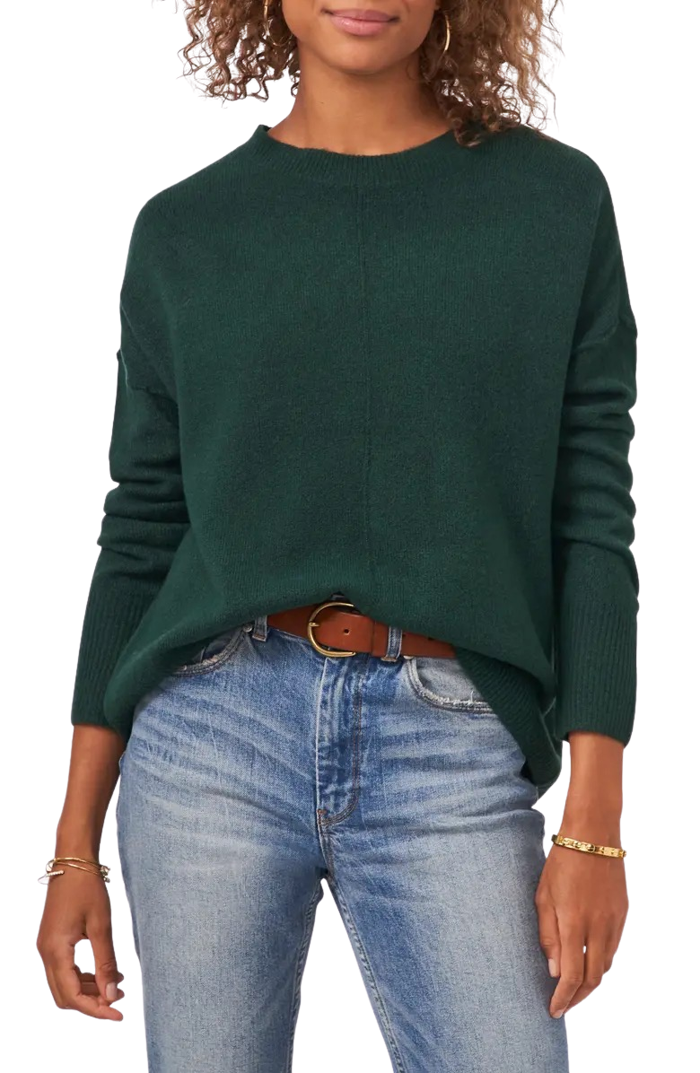 Center Seam Crewneck Sweater