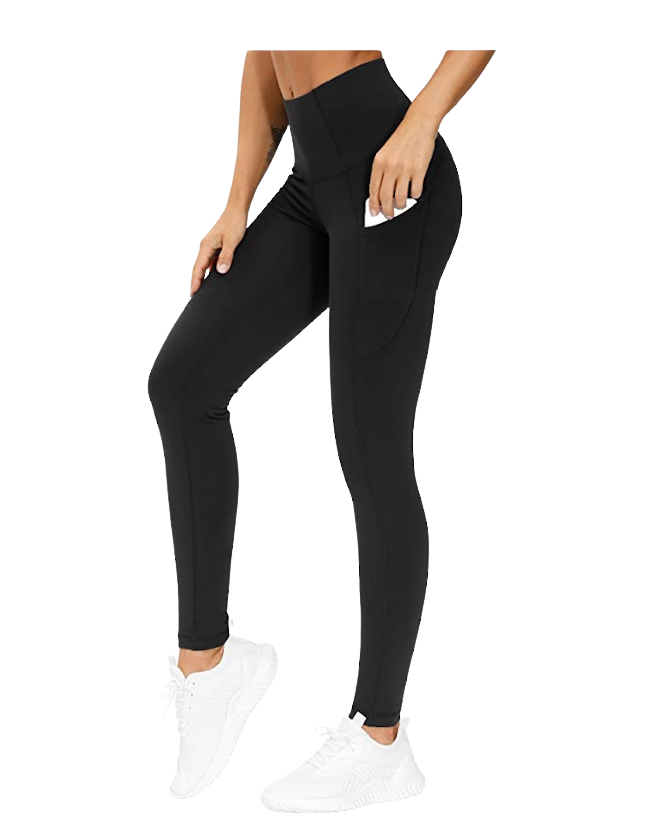 Thick High Waist Yoga Pants with Pockets